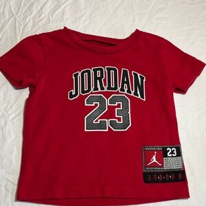 18M Jordan Kids Red 23 Graphic Tee
